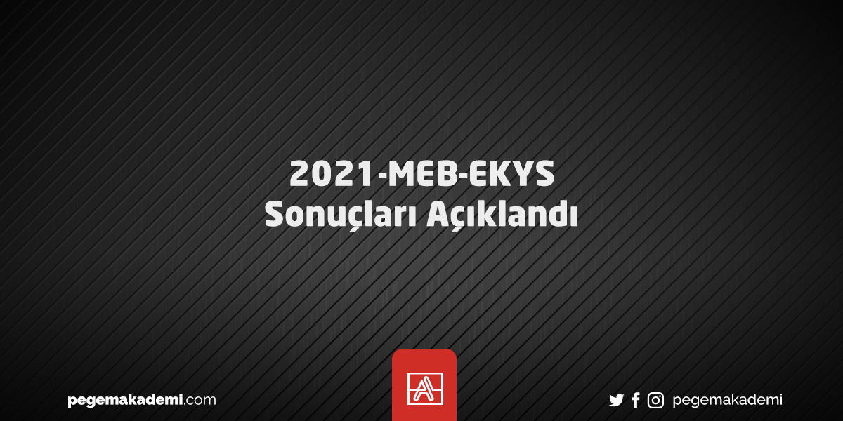 sivas pegem akademi 2021 meb ekys sonuclari aciklandi duyurular
